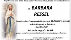 Zmarła Barbara Ressel. Żyła 67 lat.