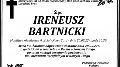 Zmarł Ireneusz Bartnicki. Żył 52 lata.