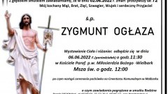 Zmarł Zygmunt Ogłaza. Żył 72 lata.