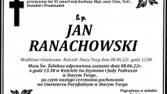 Zmarł Jan Ranachowski. Żył 95 lat.