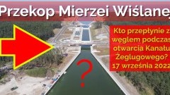 Przekop Mierzei Wiślanej. Kto przepłynie z węglem podczas otwarcia Kanału Żeglugowego?