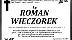 Zmarł Roman Wieczorek. Żył 68 lat.