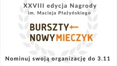 Malbork. Zgłoś się do konkursu o Nagrodę Bursztynowego Mieczyka dla&#8230;