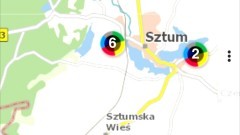 Powiat sztumski. Policjanci zachęcają do korzystania z Krajowej Mapy Zagrożeń Bezpieczeństwa.