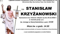 Zmarł Stanisław Krzyżanowski. Miał 78 lat.