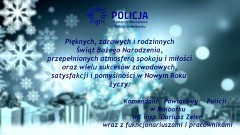 Życzenia Komendanta Powiatowego Policji w Malborku.