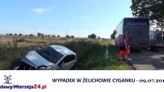 WYPADEK. ŻELICHOWO CYGANEK - 09.07.2015