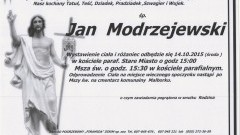 Zmarł Jan Modrzejewski. Żył 85 lat.