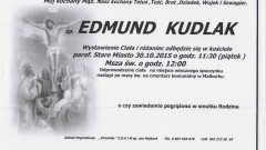 Zmarł Edmund Kudlak. Żył 79 lat.