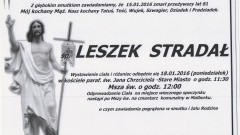 Zmarł Leszek Stradał. Żył 81 lat.