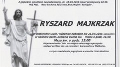 Zmarł Ryszard Majkrzak. Żył 55 lat