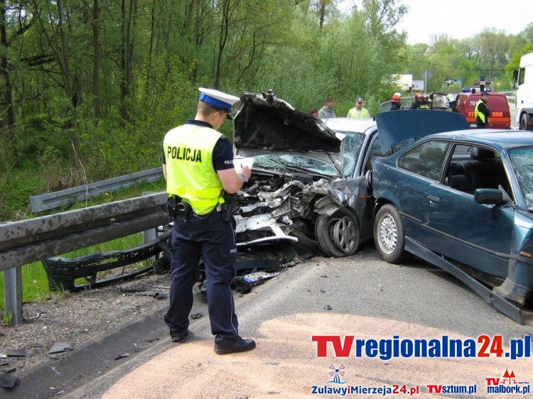 Uwaga kierowcy! W pogodne dni więcej wypadków. Elbląg - 27.07.2016