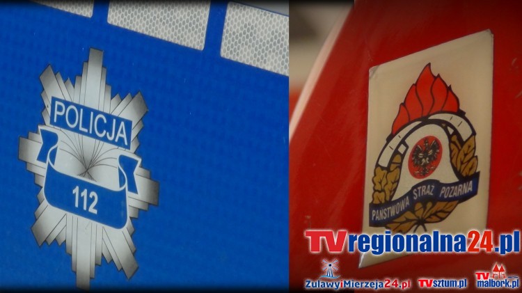 Pracowity weekend strażaków i policjantów. Weekendowy raport malborskich&#8230;