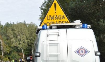 Uwaga! Wypadek na DK nr 22 pomiędzy mostem na Wiśle a skrętem na miejscowość&#8230;