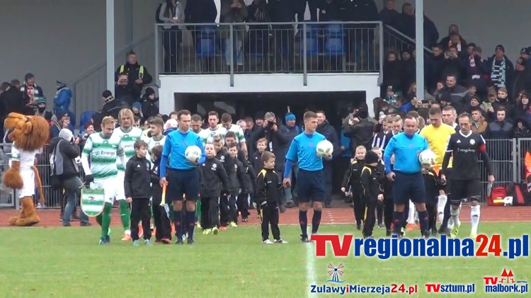 Prawdziwe piłkarskie święto. Pomezania Malbork - Lechia Gdańsk - 11.11.2016