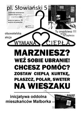 Trwa akcja mieszkańców Malborka "Wymień się ciepłem". - 11.02.2017