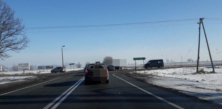 Kolizja na DK 22. Na szczęście nikomu nic się nie stało - 15.02.2017