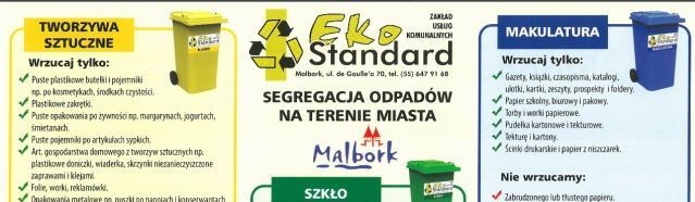 Malbork. Od lipca nowe zasady segregacji śmieci - brązowy pojemnik na&#8230;