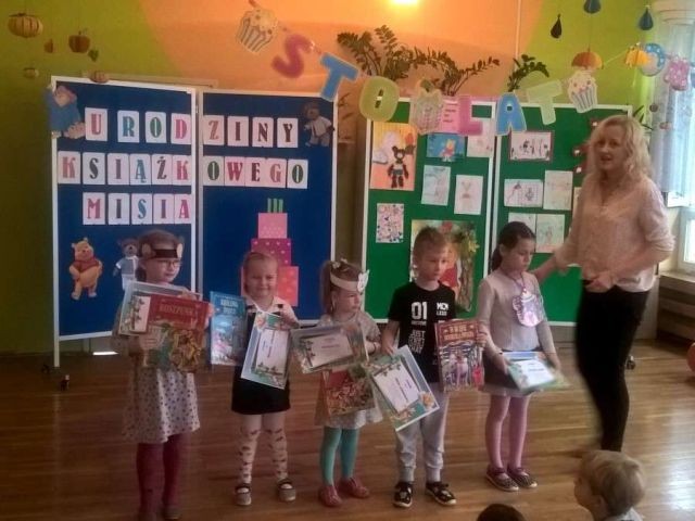 Tydzień Książkowego Misia w malborskim Przedszkolu nr 5 - 20.10.2017