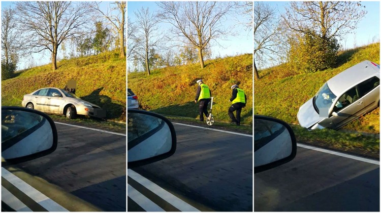 Wypadek w Nowej Wsi (gm.Sztum). Dwa auta w rowie, kobietę zabrano do&#8230;