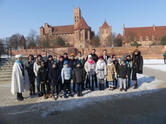 Dzieci z Ukrainy z wizytą w SP nr 8 w Malborku - 02-03.03.2018