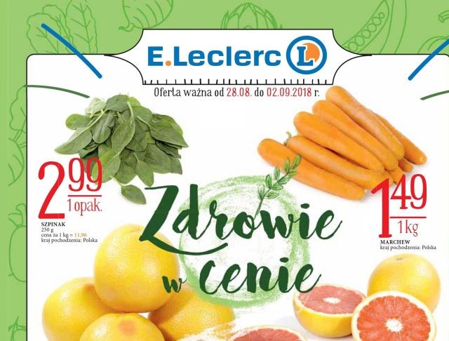 „Zdrowie w Cenie” – nowa oferta E.Leclerc