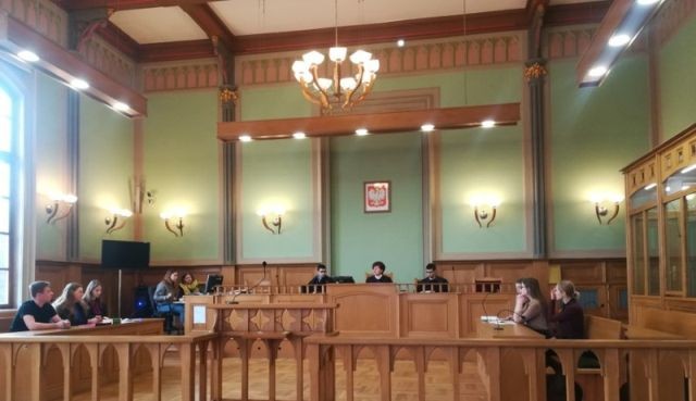 Prawnicy z malborskiego II LO w Sądzie Rejonowym