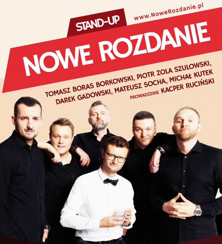 Kacper Ruciński w stand – up na żywo w Tczewie.