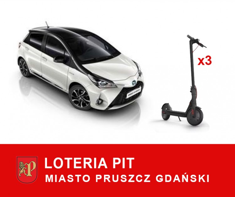 Za PIT można wygrać samochód Toyota Yaris Hybrid oraz 3 elektryczne&#8230;