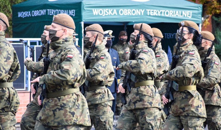 Batalion terytorialsów w Malborku przywitał nowych żołnierzy.
