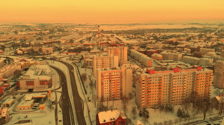 Zimowy Malbork z drona [wideo, zdjęcia] 