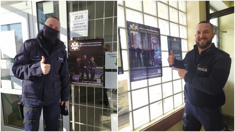 Nowy Dwór Gdański. Ty też możesz zostać policjantem.