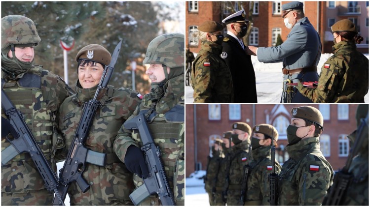 Malbork. Mimo pandemii i zimowej aury, terytorialsi złożyli przysięgę&#8230;