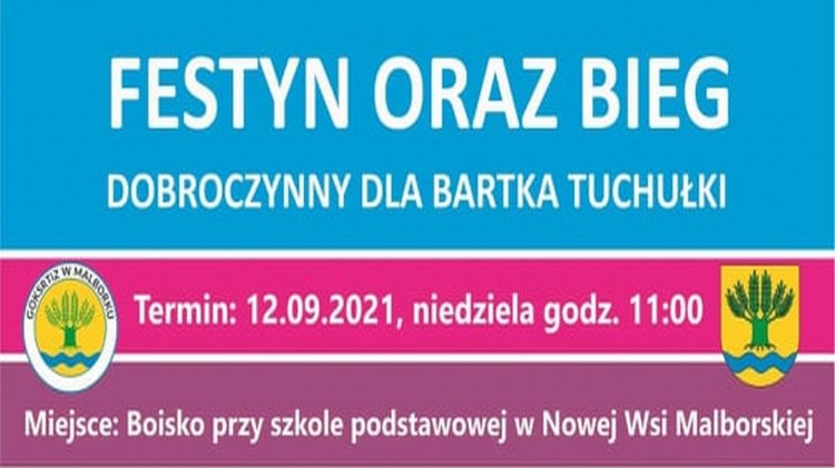 Gmina Malbork. Weź udział w Festynie i Biegu Dobroczynnym dla Bartka&#8230;