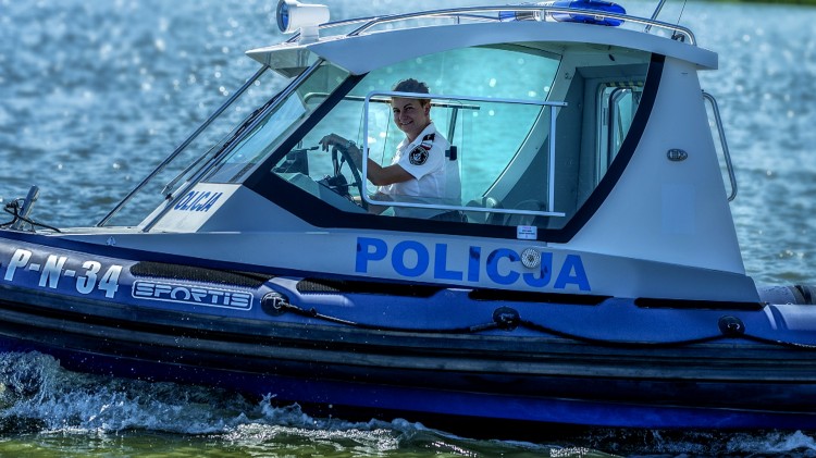 Nowy Dwór Gdański. Policyjni wodniacy zakończyli letni sezon na Mierzei Wiślanej.