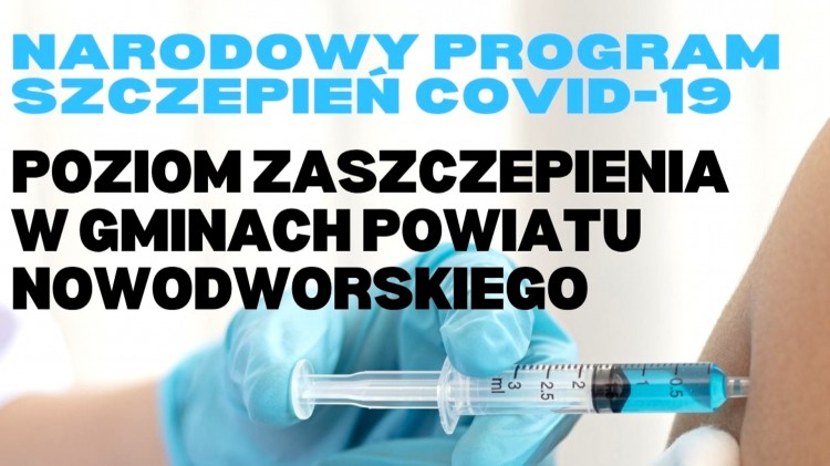 Krynica Morska z największą liczbą osób zaszczepionych w powiecie nowodworskim.