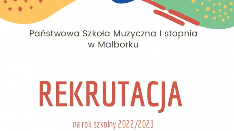 Malbork. Trwa nabór do Państwowej Szkoły Muzycznej I stopnia.