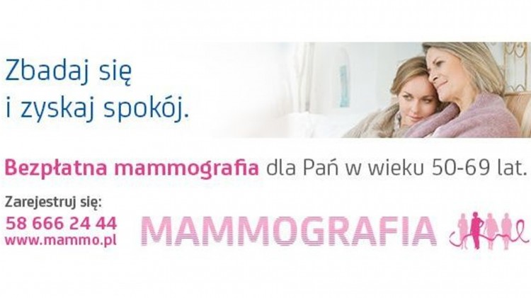 Malbork. Bezpłatne badania mammograficzne dla kobiet w wieku 50-69 lat.&#8230;