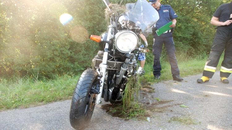 Powiat nowodworski. Trzy osoby w szpitalu po wypadkach z udziałem motocyklistów.
