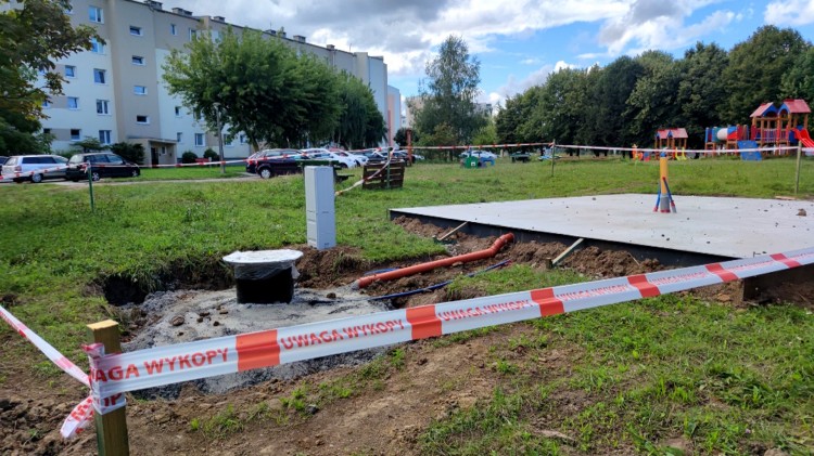 Malbork. Na Osiedlu Południe powstaje tężnia solankowa. Wideo i zdjęcia.