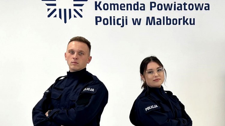 Malbork. Dwóch nowych policjantów w komendzie – ty też możesz zostać…