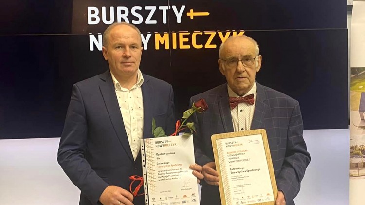 Nowy Dwór Gdański. Żuławskie Towarzystwo Sportowe laureatem Bursztynowego Mieczyka.