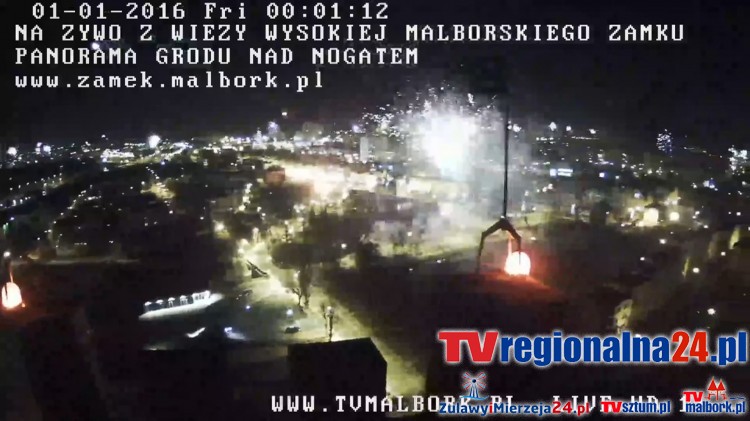 Sylwester 2015 okiem kamer internetowych TvMalbork.pl 