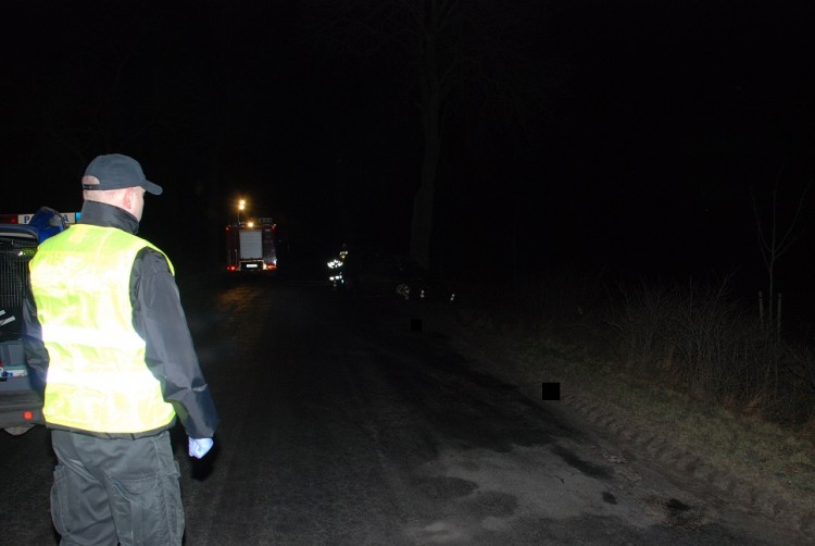 Śmiertelny wypadek w miejscowości Lubiszewo Drugie. Samochód uderzył&#8230;