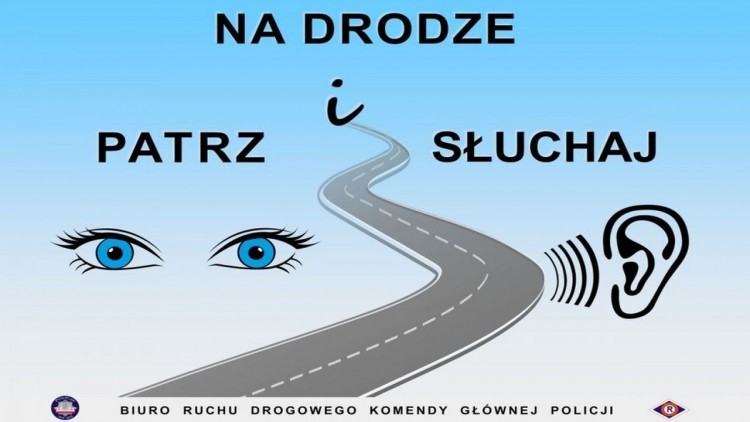 Nowy Dwór Gdański. Uwaga, kierowcy. Rusza policyjna akcja pn. „Na drodze – patrz i słuchaj”.