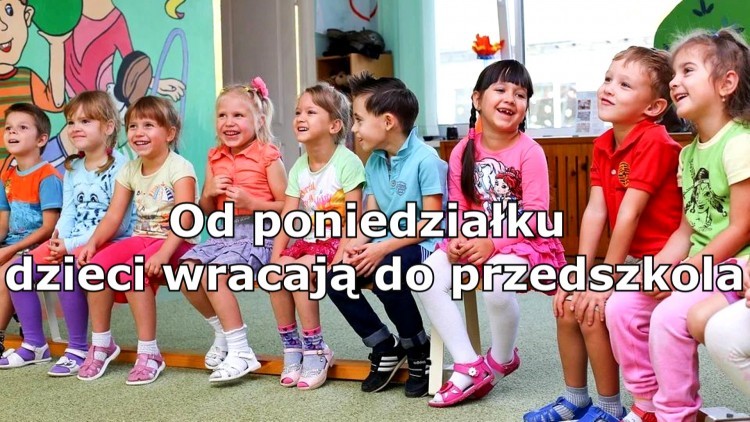 Od poniedziałku dzieci wracają do przedszkola. Co jeszcze się poluzowało w obostrzeniach?