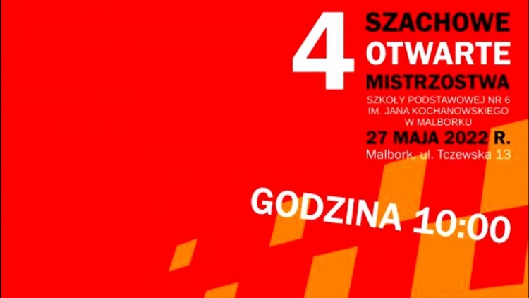 Malbork. Wkrótce turniej szachowy dla uczniów szkół podstawowych. Sprawdź szczegóły.