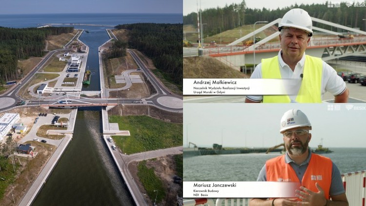 Przekop Mierzei Wiślanej Pierwszy etap budowy drogi wodnej łączącej Zalew Wiślany z Zatoką Gdańską na ukończeniu!