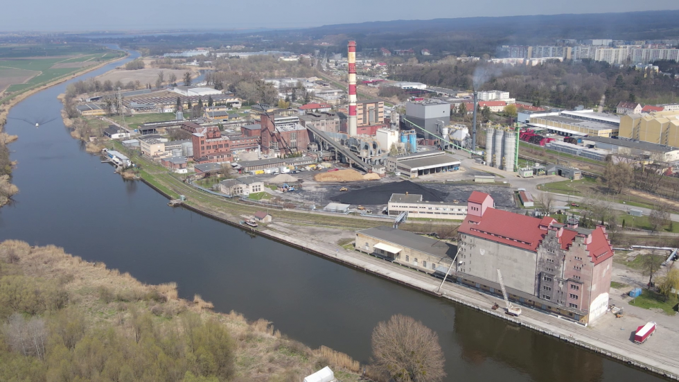Port Morski w Elblągu z drona - Przekop Mierzei Wiślanej