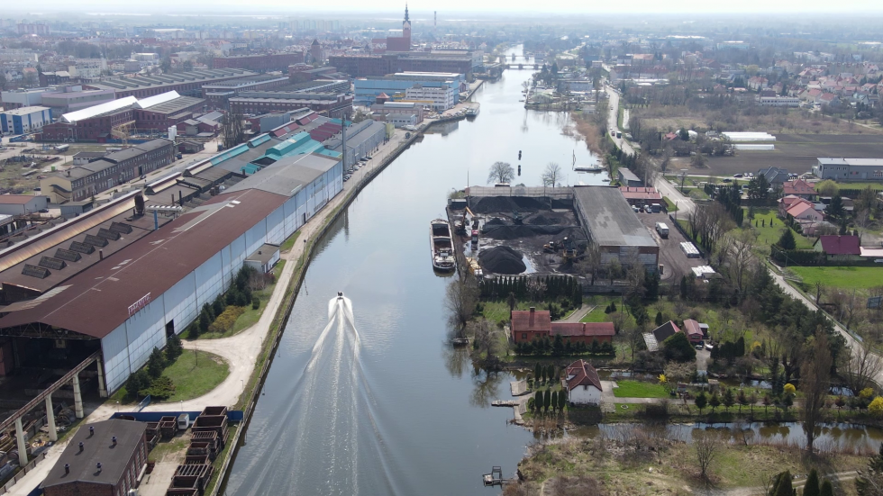 Port Morski w Elblągu z drona - Przekop Mierzei Wiślanej